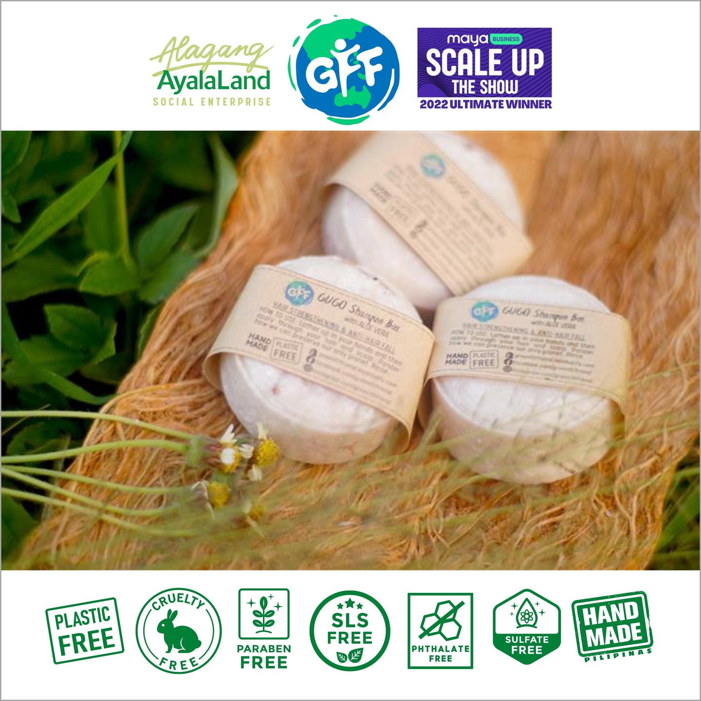 Gugo shampoo bar for thinning/aging hair