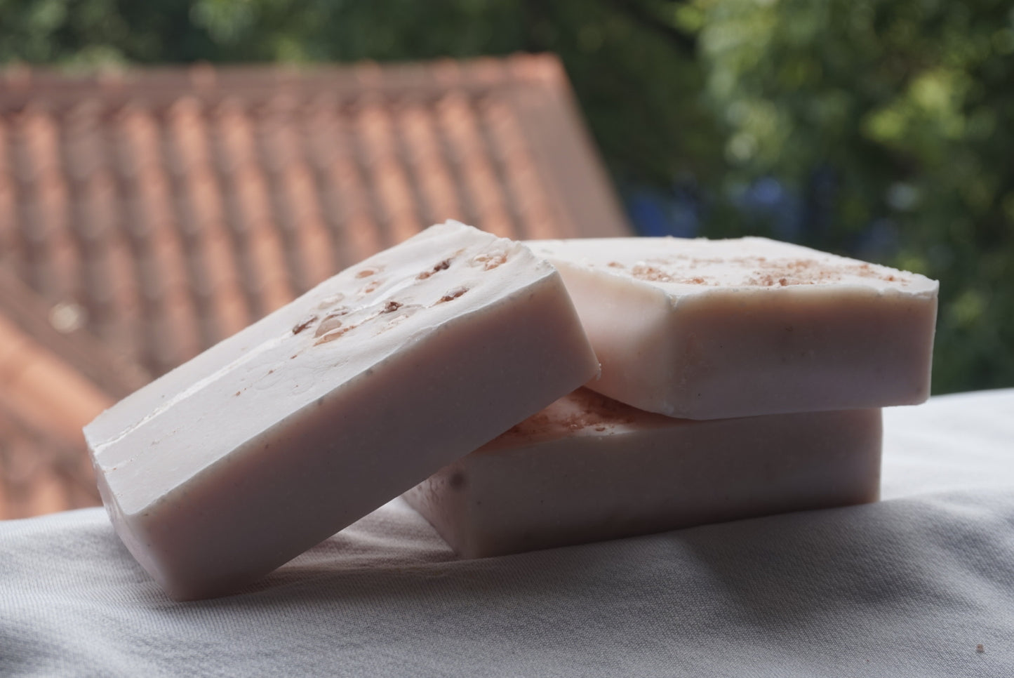 Himalayan Pink Rock Salt Soap with Rose and Pine Needle EO