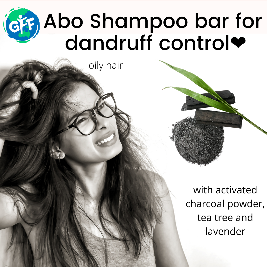 Abo shampoo bar for oily & itchy scalp/ dandruff control