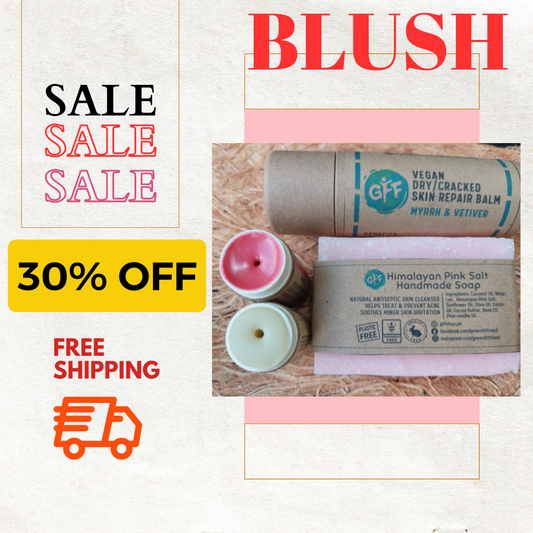Blush with 3 Bestseller Balms and Himalayan Pink Salt Soap