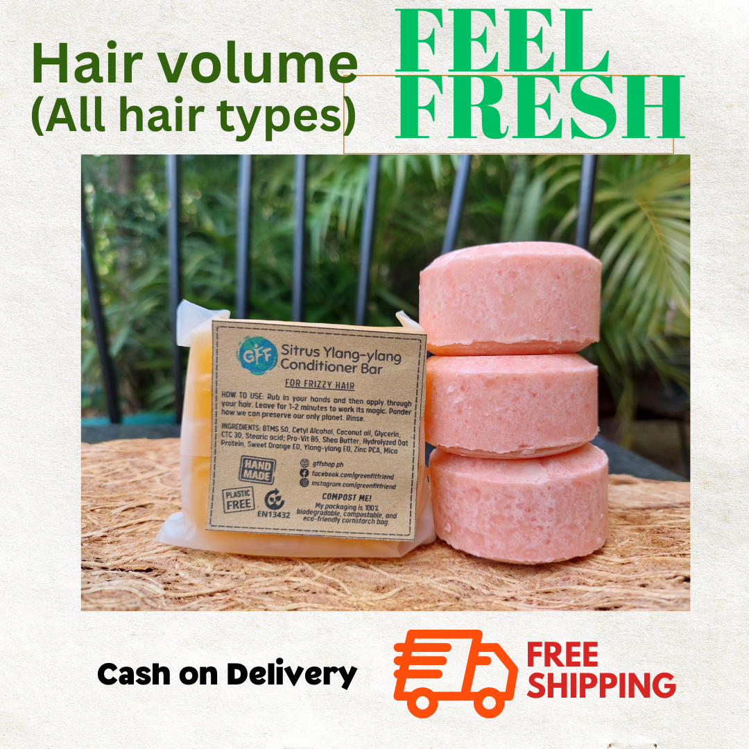 Feel Fresh with 3 Kahel Shampoo and Sitrus Conditioner for Hair Volume