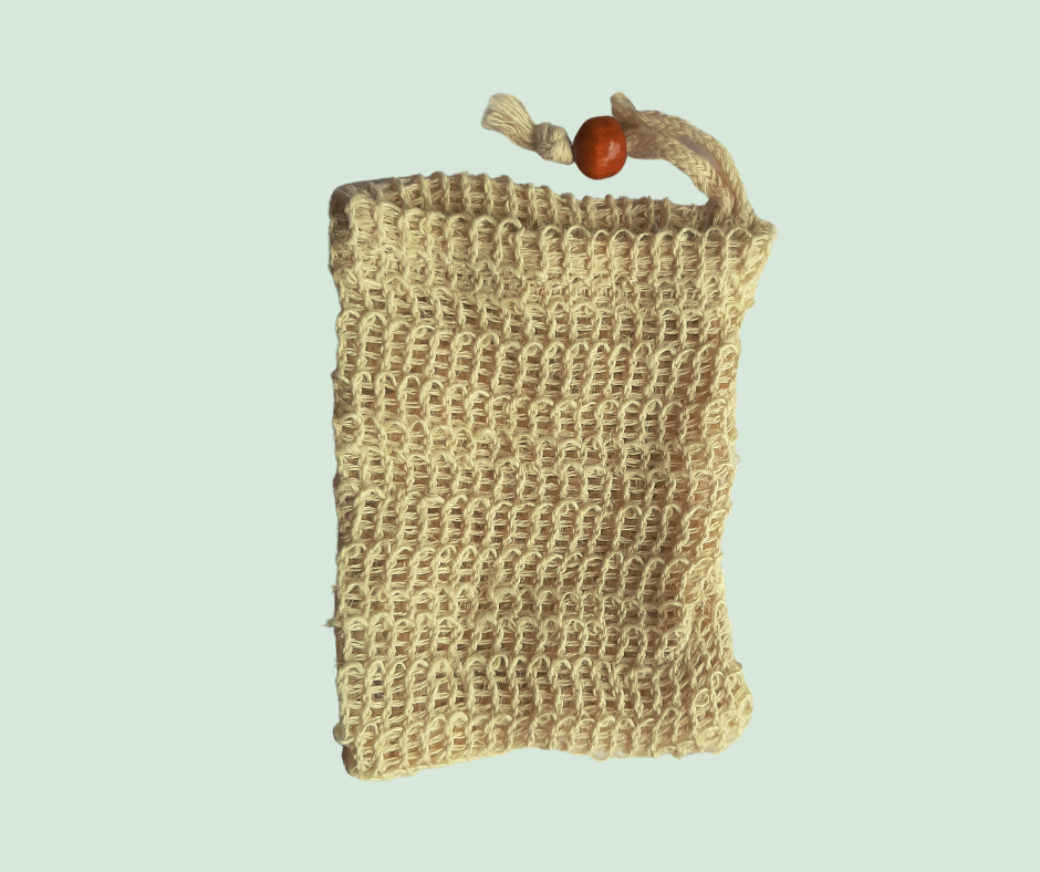 Sisal soap saver bag